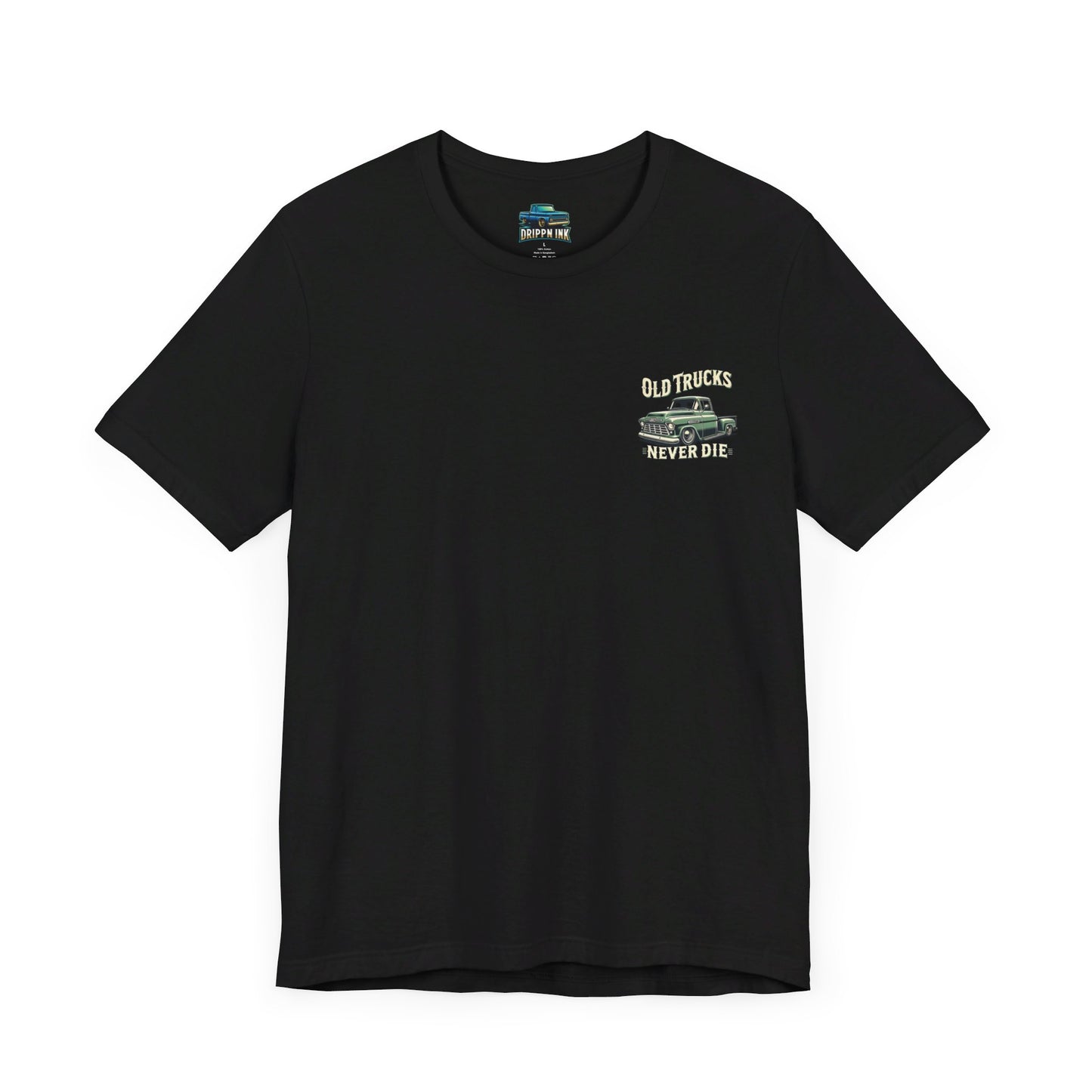 Vintage 1956 Chevrolet 3100 Pickup Truck T-Shirt Retro Classic 'Old Trucks Never Die'