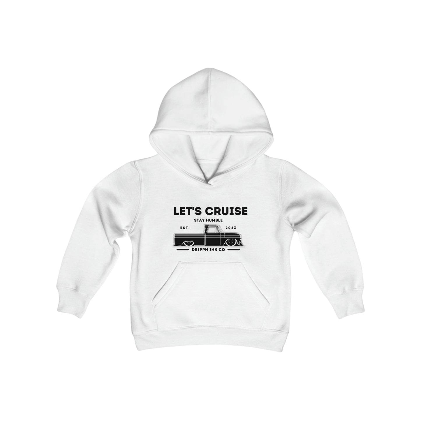 Kids Chevy Truck Let's Cruise Hoodie