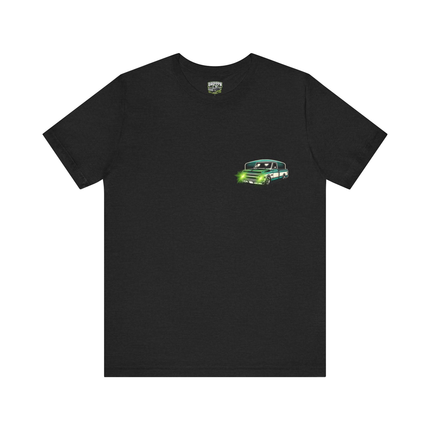American Chevy Classic Green Truck American Classic Chevy Truck This stylish t-shirt features a bold, eye-catching design that celebrates the classic Chevy C10 truck.