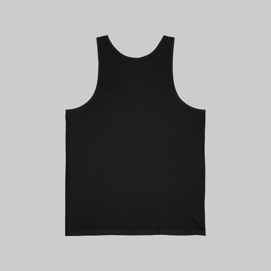 Black sleeveless tank top featuring neon green pinstriped custom C10 pickup truck graphic for automotive streetwear and truck enthusiasts.