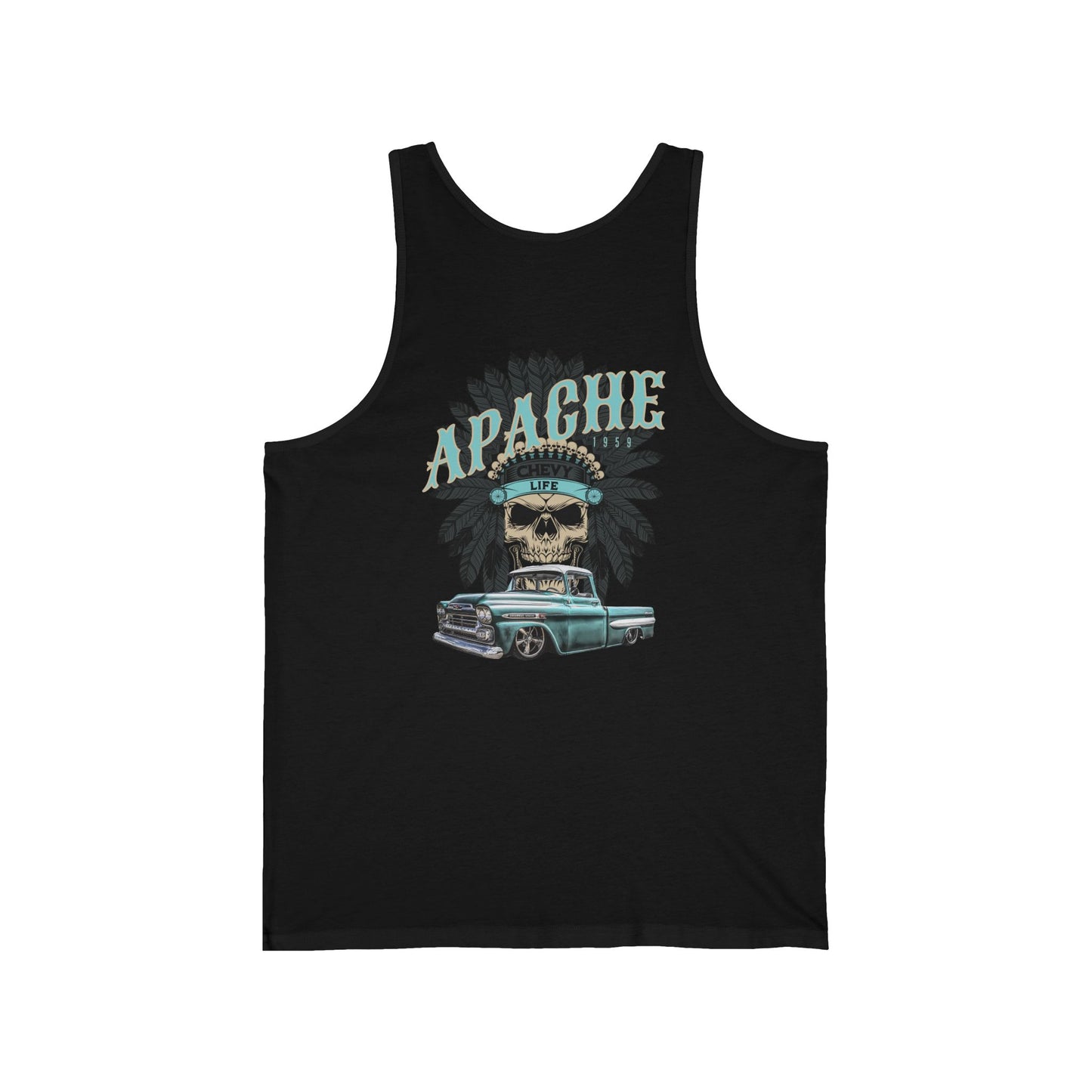 Apache 1959 Chevy Life Tank Top – Vintage Slammed Truck Design