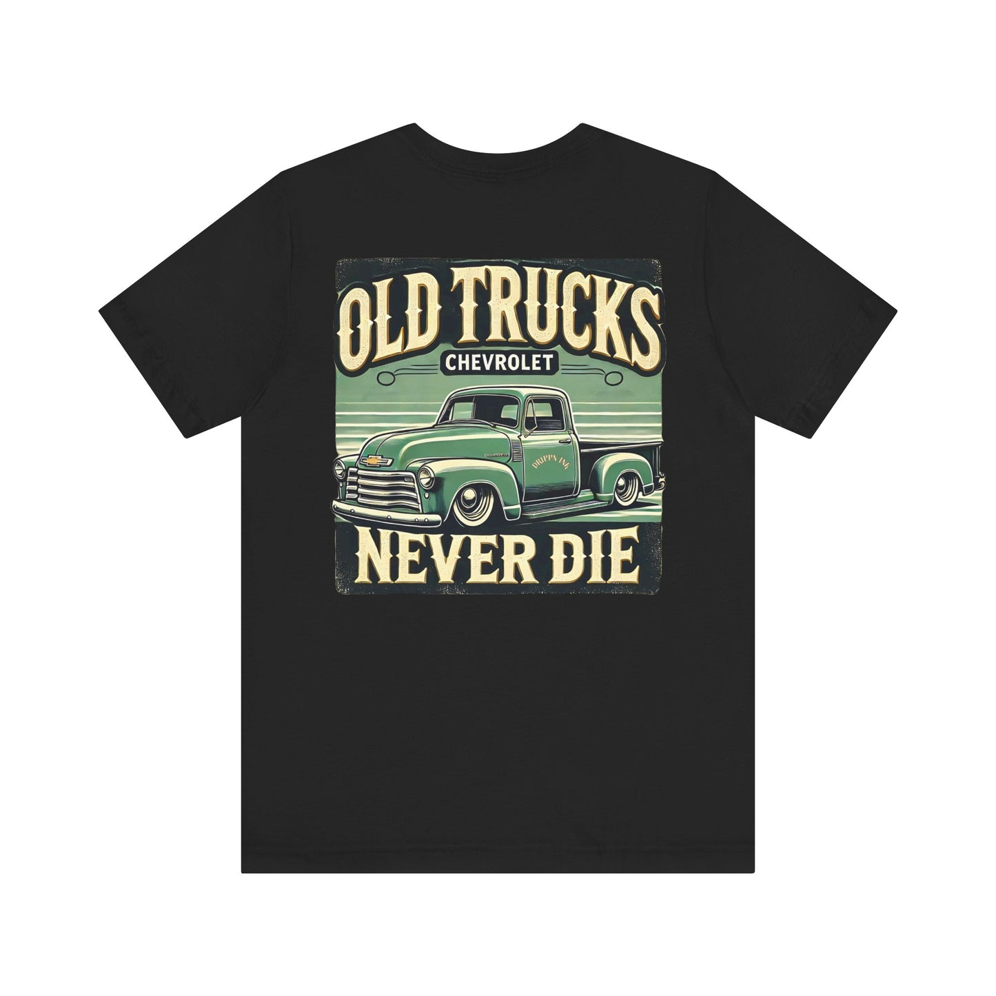 Vintage 1953 Chevrolet 3100 Pickup Truck T-Shirt Retro Classic 'Old Trucks Never Die'