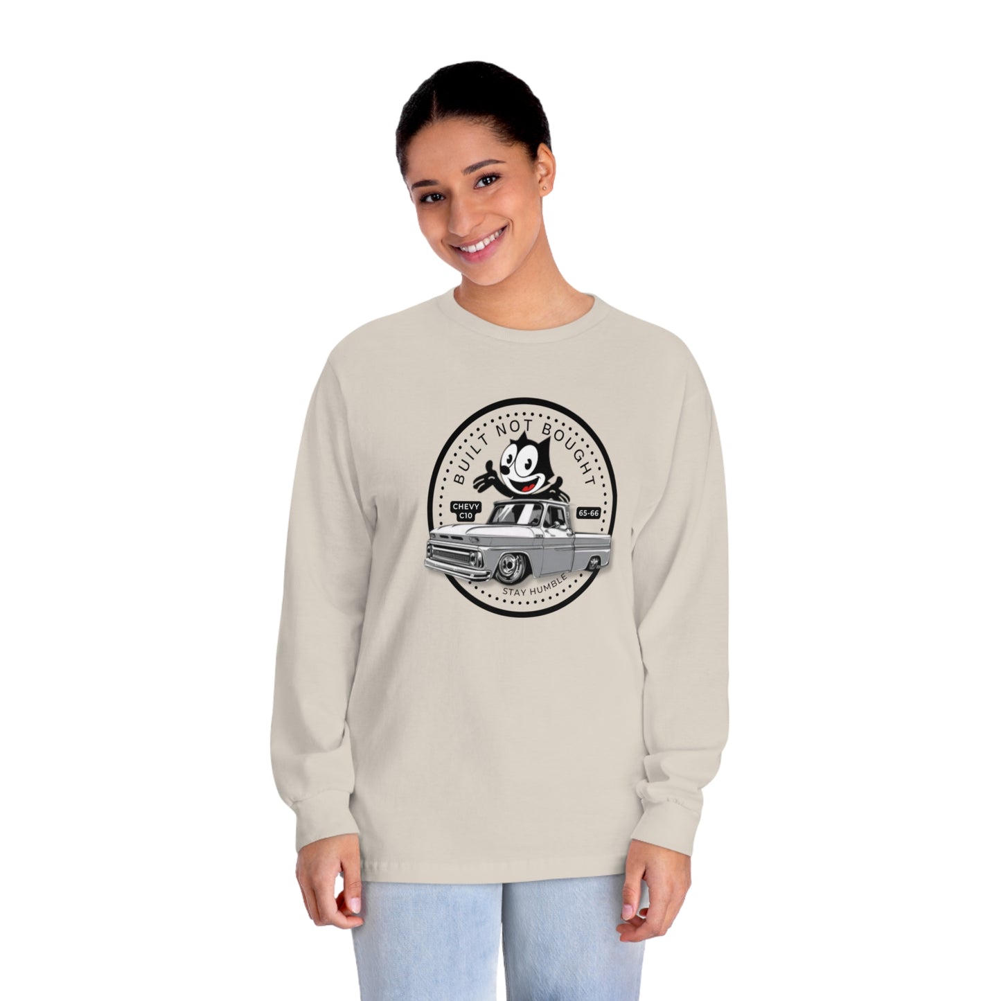 Chevy C10 Felix Stay Humble Classic Long Sleeve T-Shirt