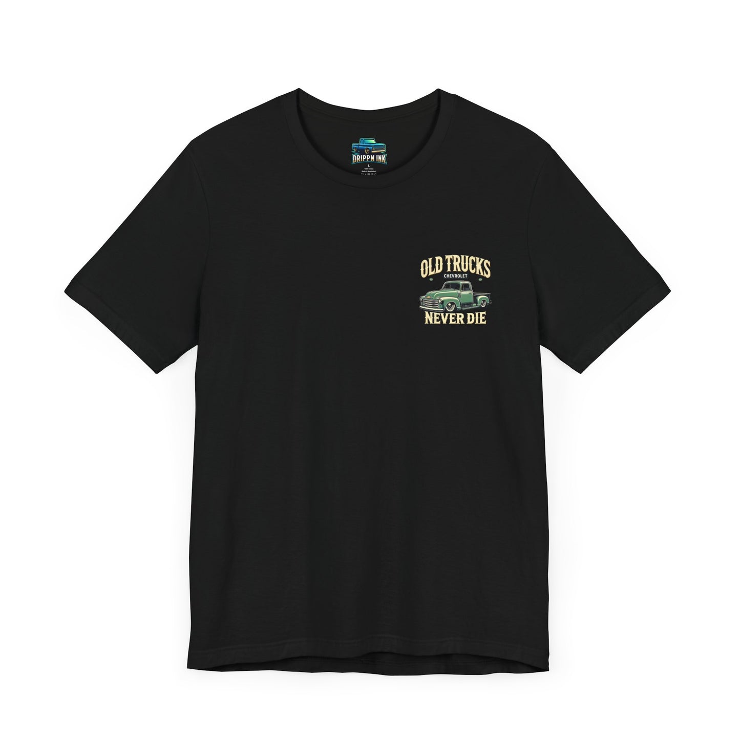 Vintage 1953 Chevrolet 3100 Pickup Truck T-Shirt Retro Classic 'Old Trucks Never Die'