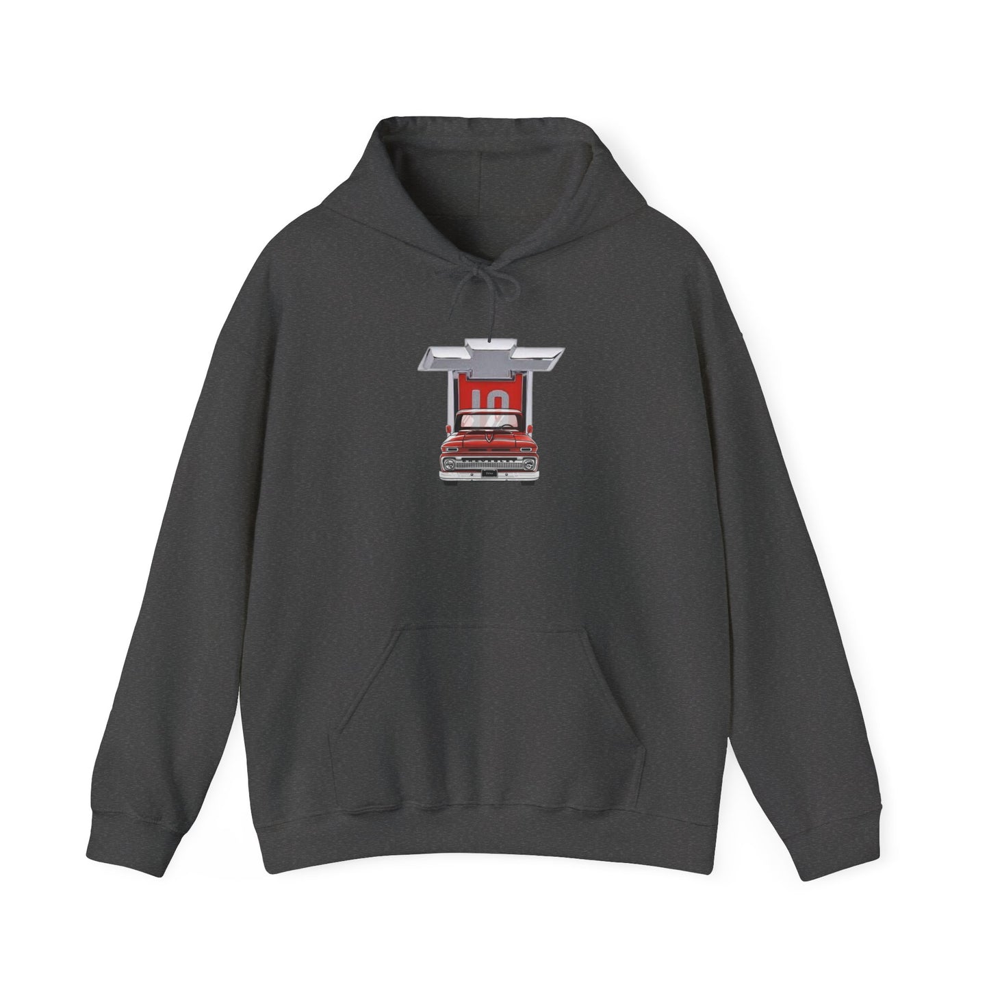 Chevy C10 truck & Emblem Hooded Sweatshirt