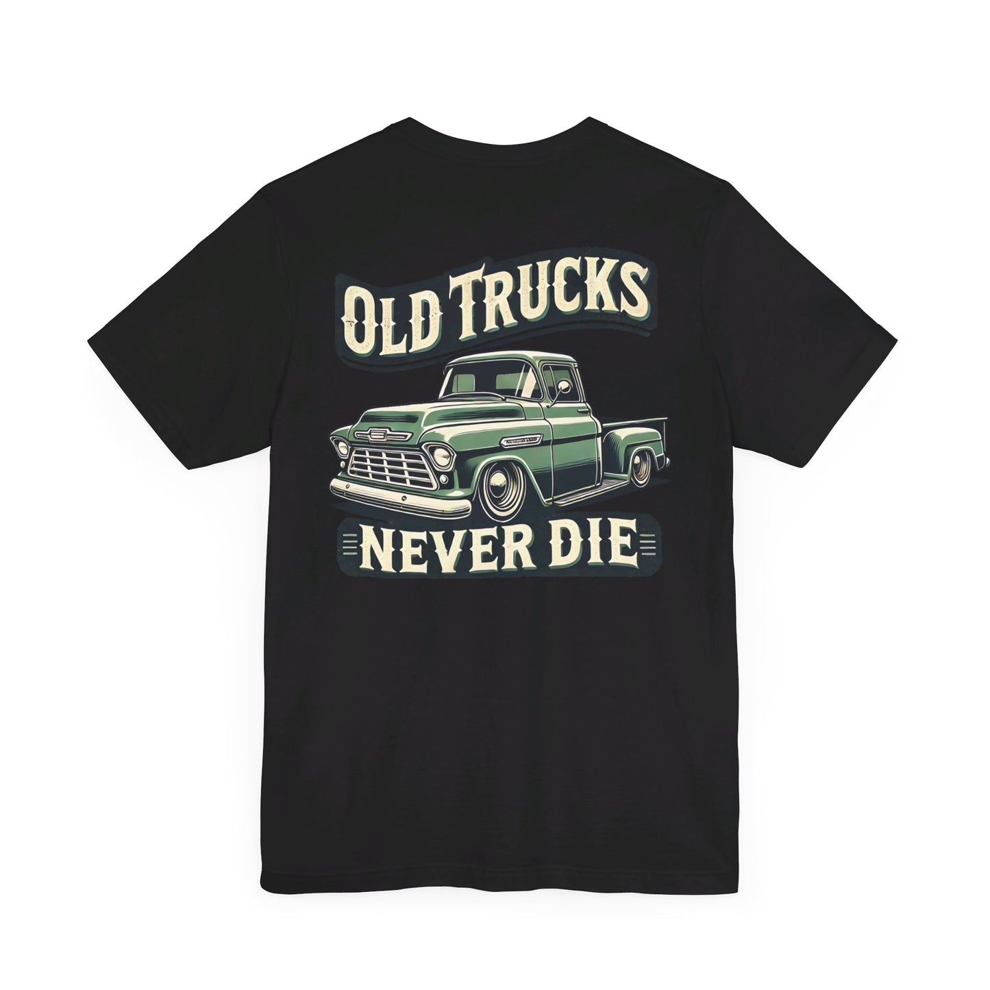 Vintage 1956 Chevrolet 3100 Pickup Truck T-Shirt Retro Classic 'Old Trucks Never Die'