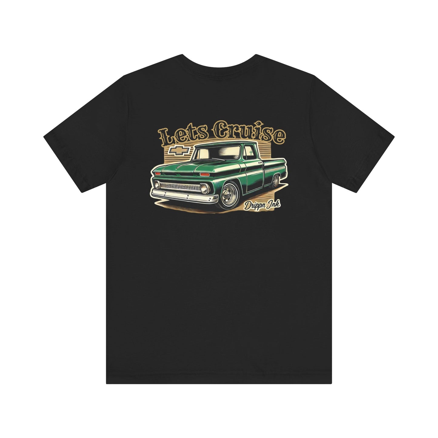 Chevy Livin “Let’s Cruise” C10 T-Shirt – Vintage Slammed Truck Tee