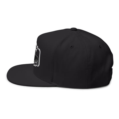 Drippn Ink C10 Gear Flat Bill Cap — Embroidered Snapback