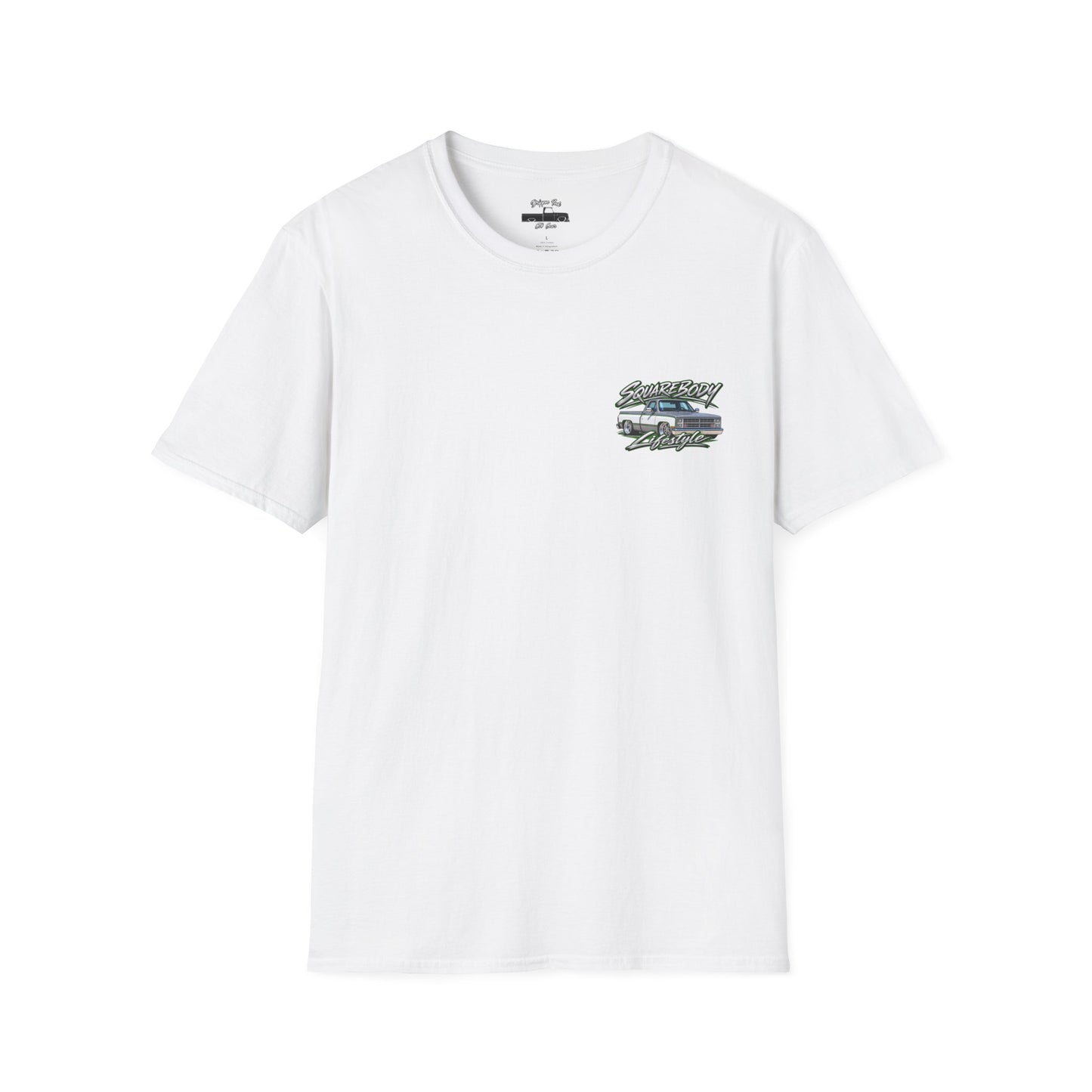 Chevy Squarebody T-Shirt - Slammed 1980s C10 Squarebody Lifestyle