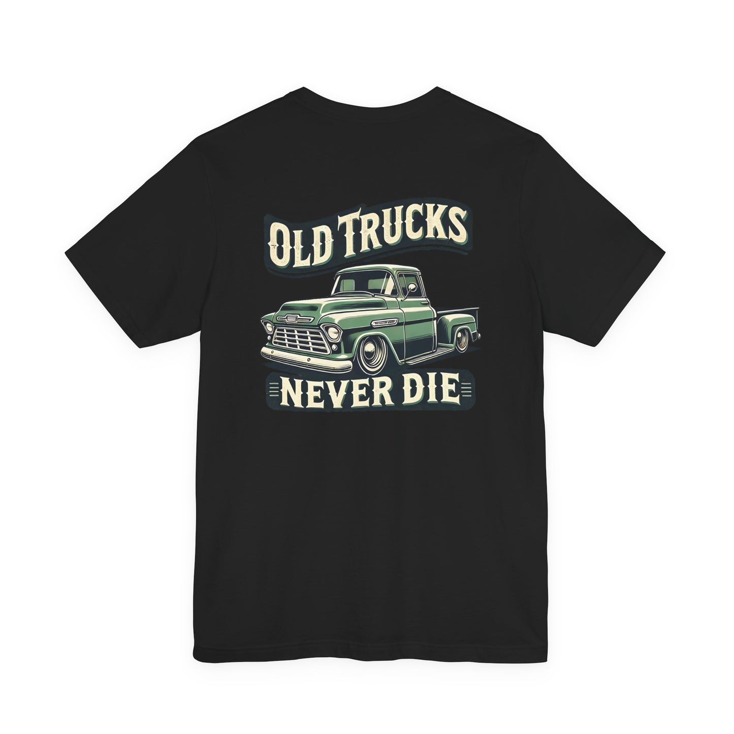 Vintage 1956 Chevrolet 3100 Pickup Truck T-Shirt Retro Classic 'Old Trucks Never Die'