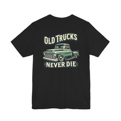 Vintage 1956 Chevrolet 3100 Pickup Truck T-Shirt Retro Classic 'Old Trucks Never Die'