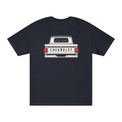 Chevy C10  Tee  Slammed Front & Rear View Graphic Shirt