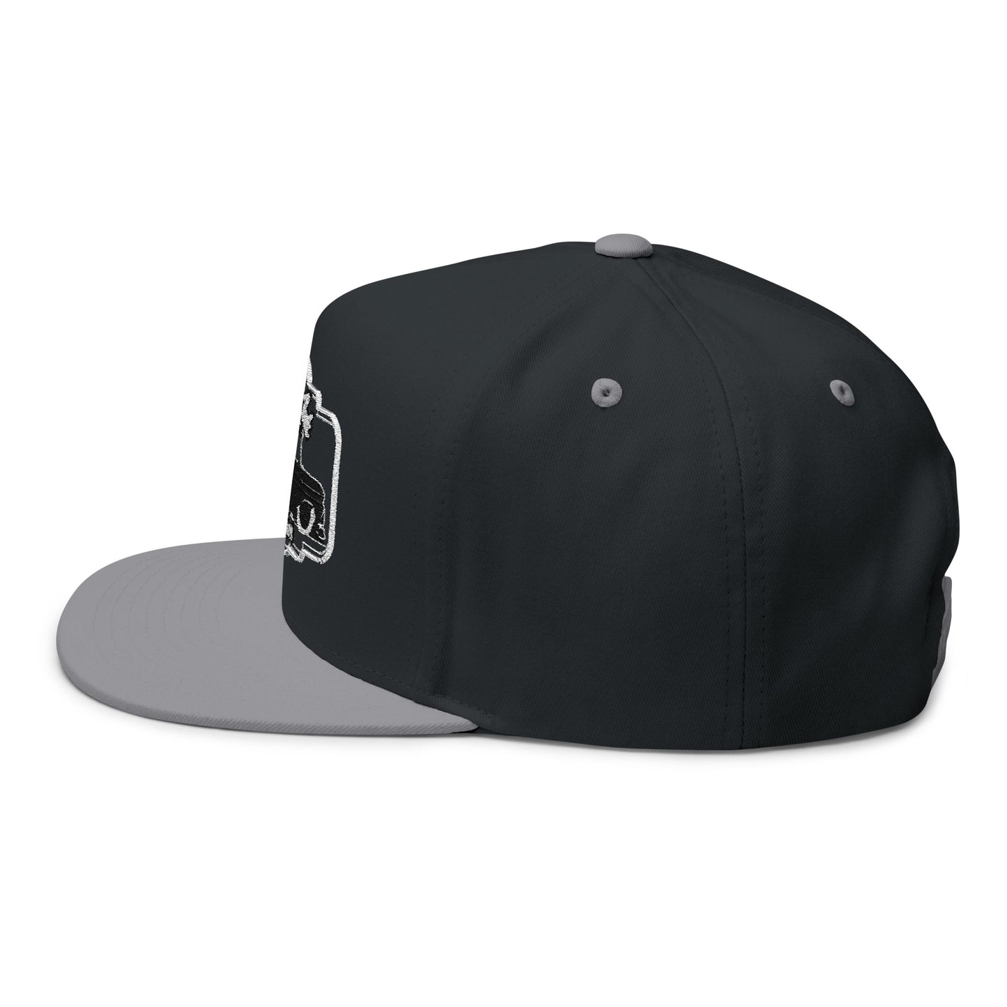 Drippn Ink C10 Gear Flat Bill Cap — Embroidered Snapback