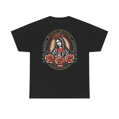 Mothers Blessing Tee Our Lady of Guadalupe Retro Tattoo Style