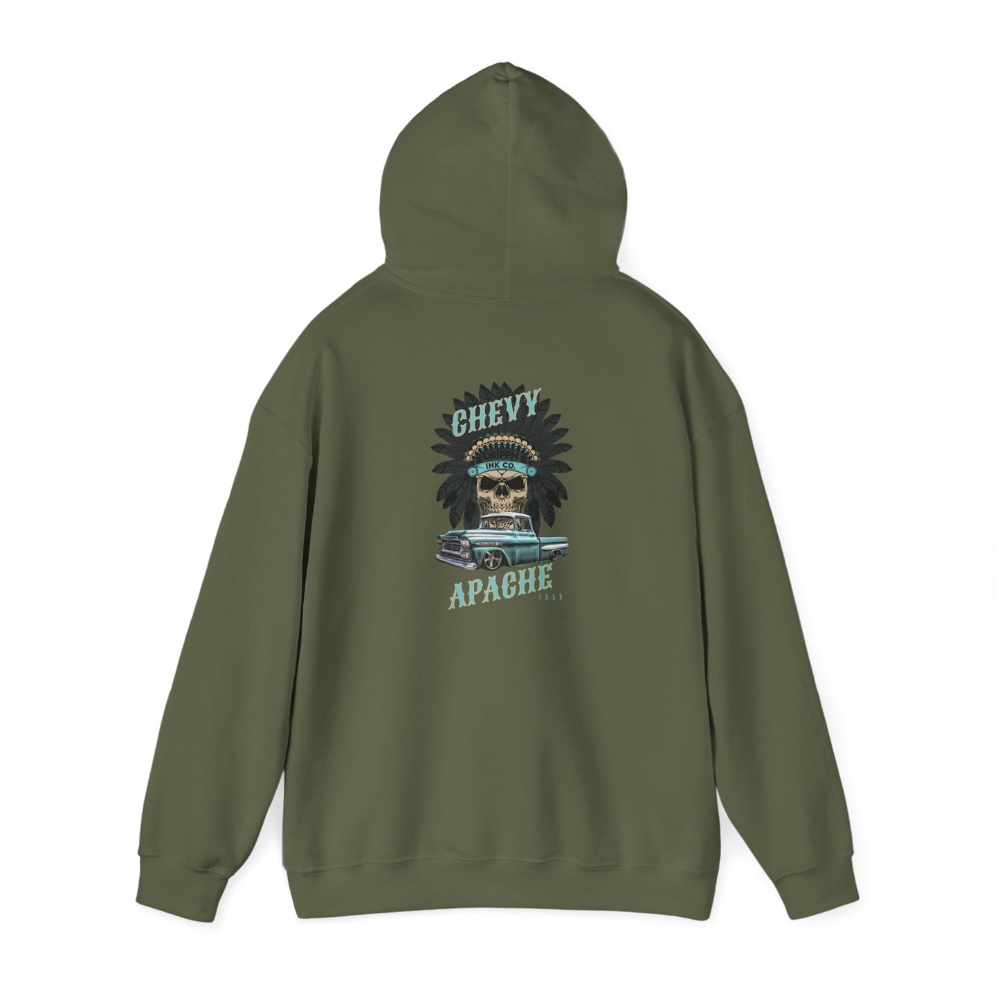 Vintage Chevy Apache 1959 Hooded Sweatshirt