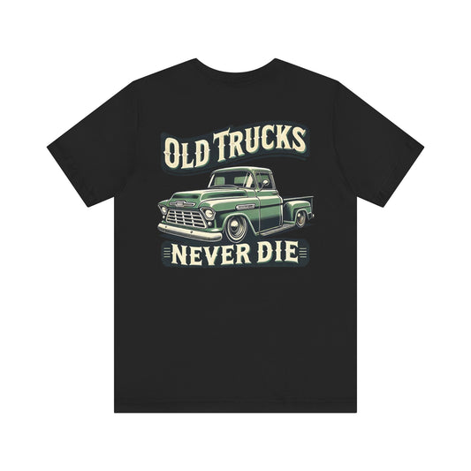 Vintage 1956 Chevrolet 3100 Pickup Truck T-Shirt Retro Classic 'Old Trucks Never Die'