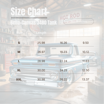 Major League 60's Chevy Trucks Tank Top