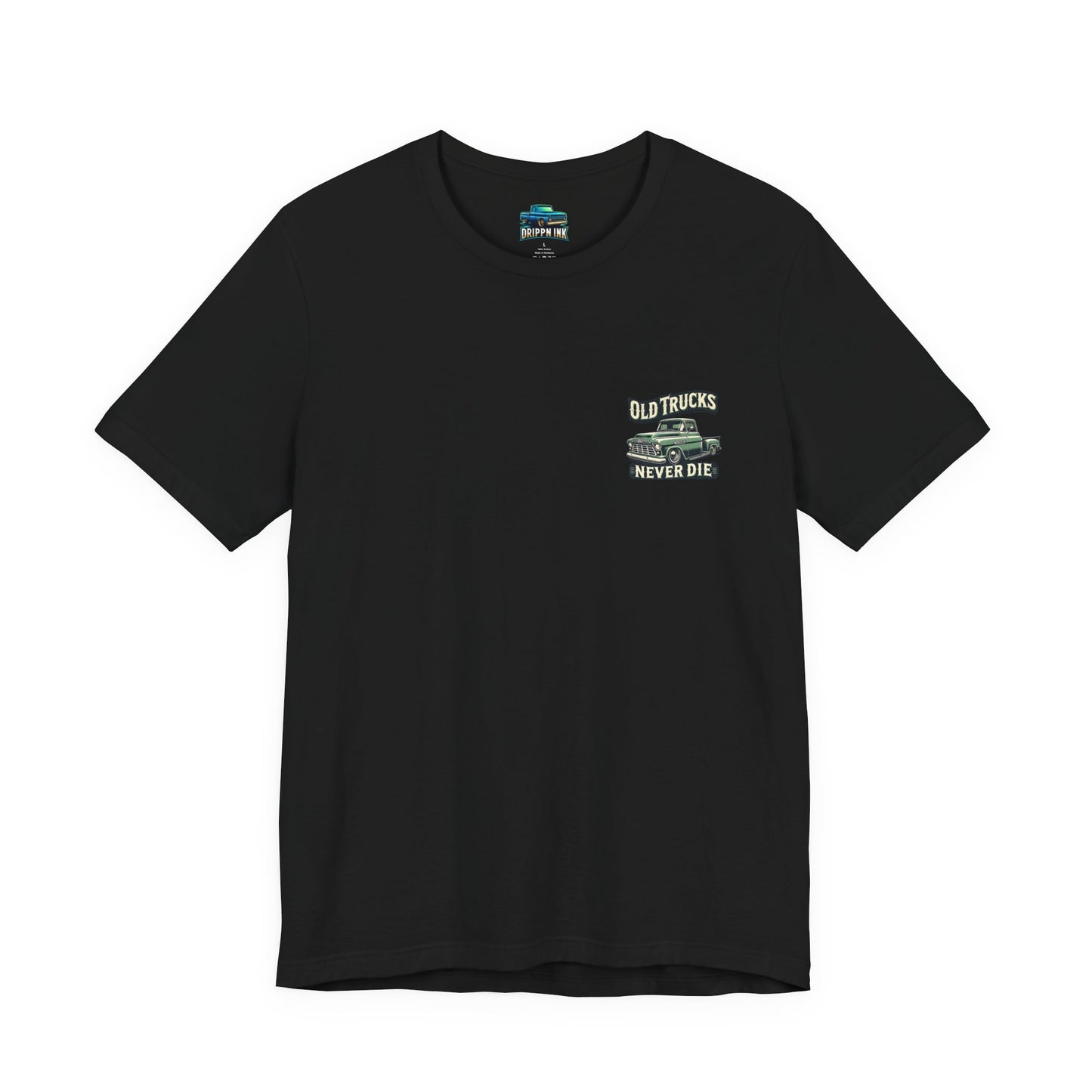 Vintage 1956 Chevrolet 3100 Pickup Truck T-Shirt Retro Classic 'Old Trucks Never Die'