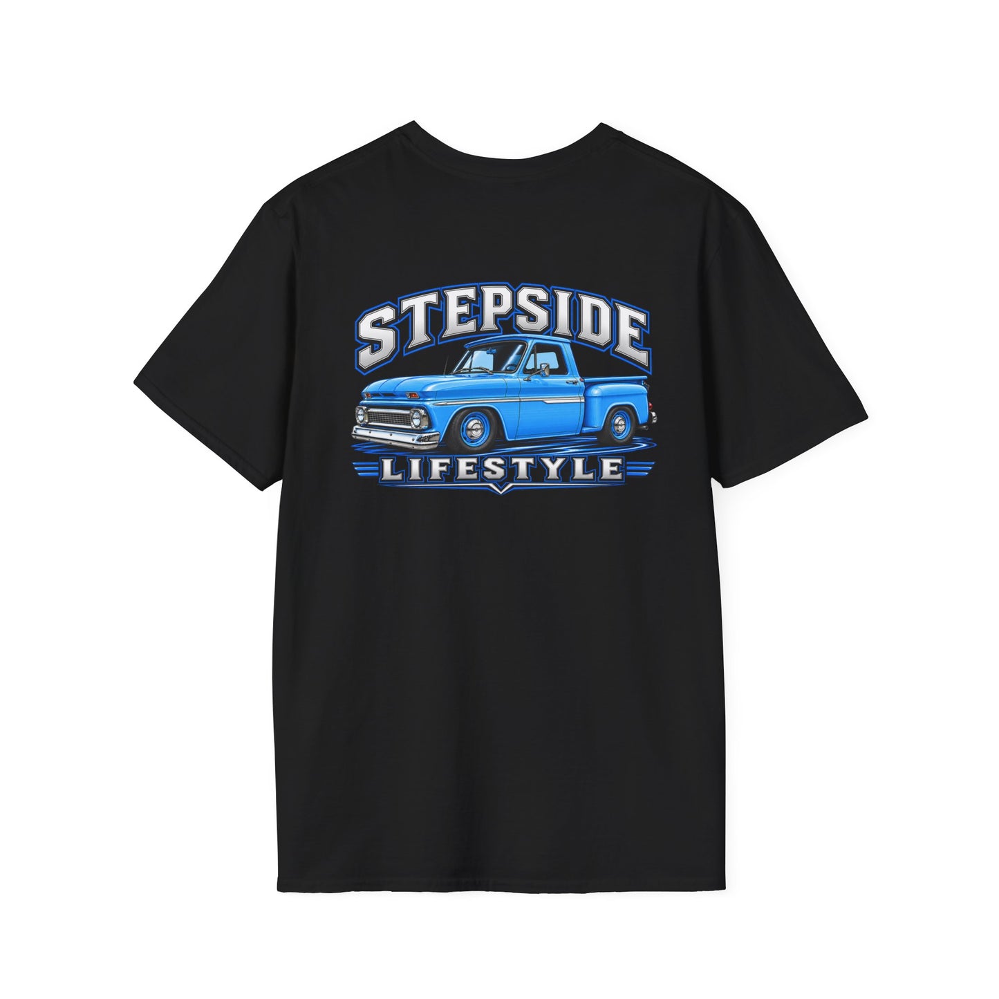 Chevy C10 Stepside T-Shirt - Slammed 1960s Truck Stepside Lifestyle