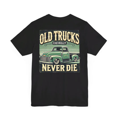 Vintage 1953 Chevrolet 3100 Pickup Truck T-Shirt Retro Classic 'Old Trucks Never Die'