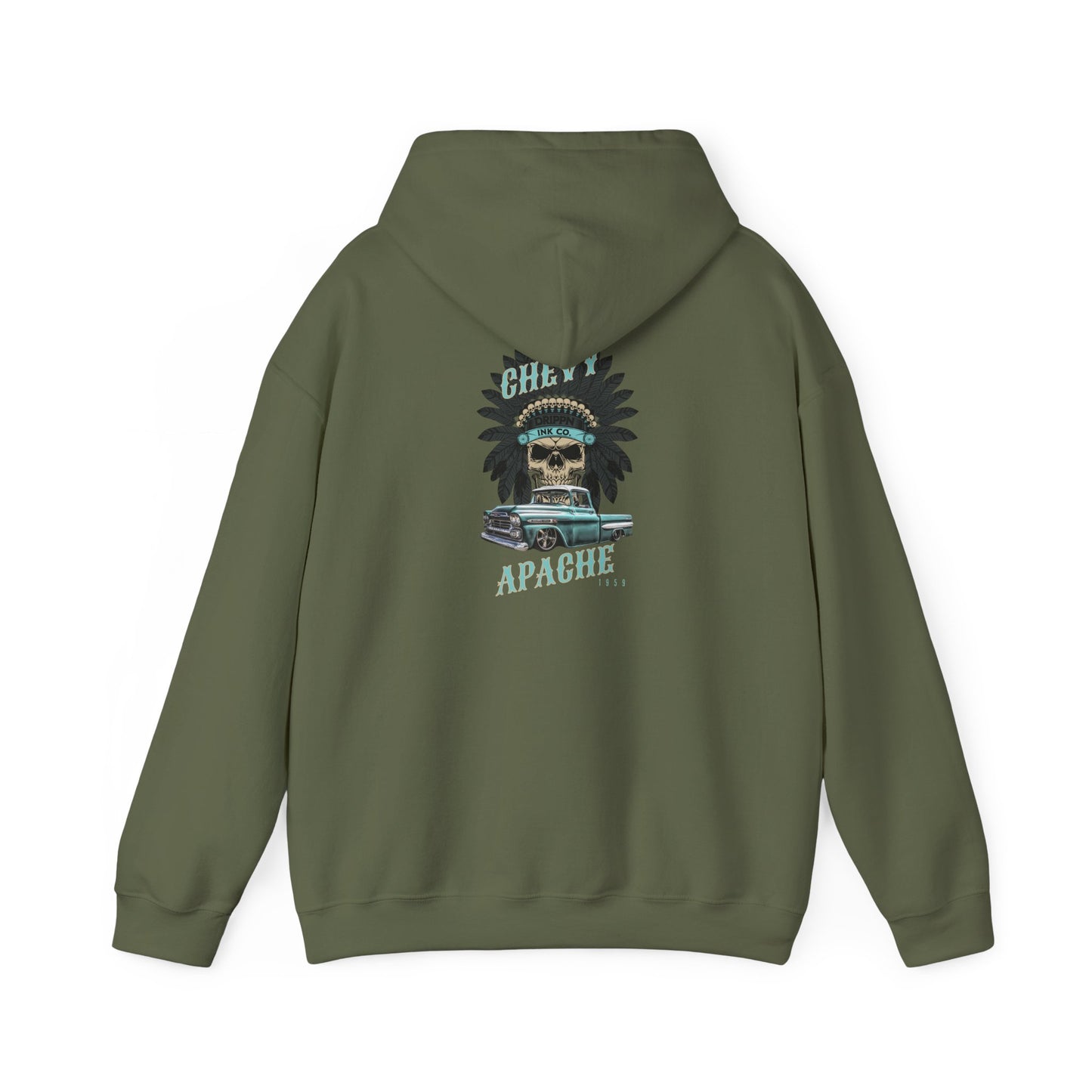 Vintage Chevy Apache 1959 Hooded Sweatshirt