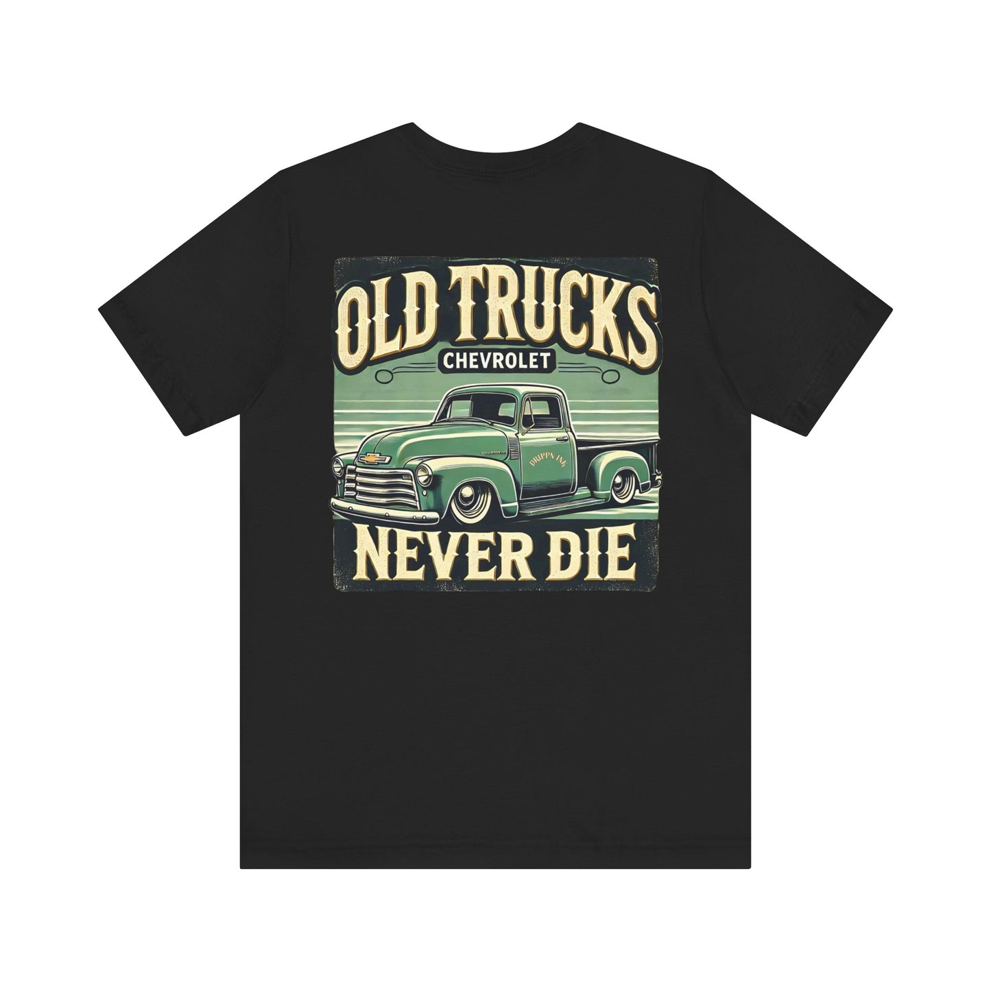 Vintage 1953 Chevrolet 3100 Pickup Truck T-Shirt Retro Classic 'Old Trucks Never Die'