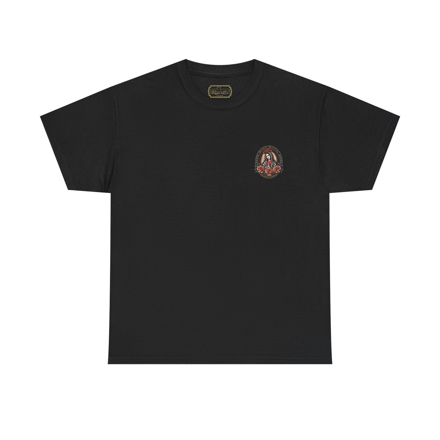 Mothers Blessing Tee Our Lady of Guadalupe Retro Tattoo Style
