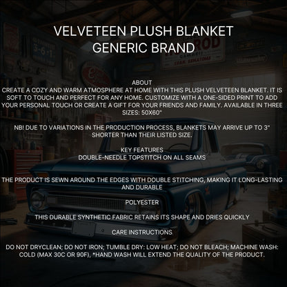 Built not bought C10 Plush Blanket